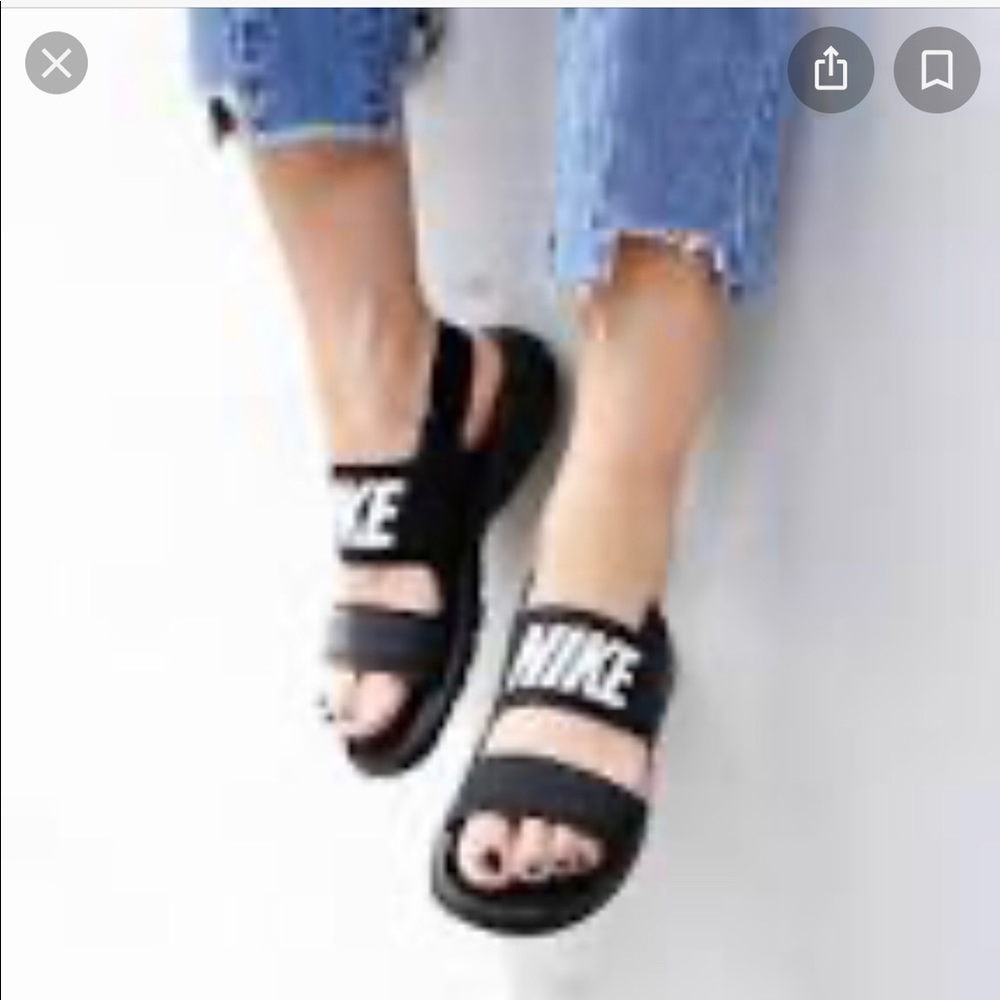 Nike Tanjun sandals black.  New  size 8 - Picture 5 of 7